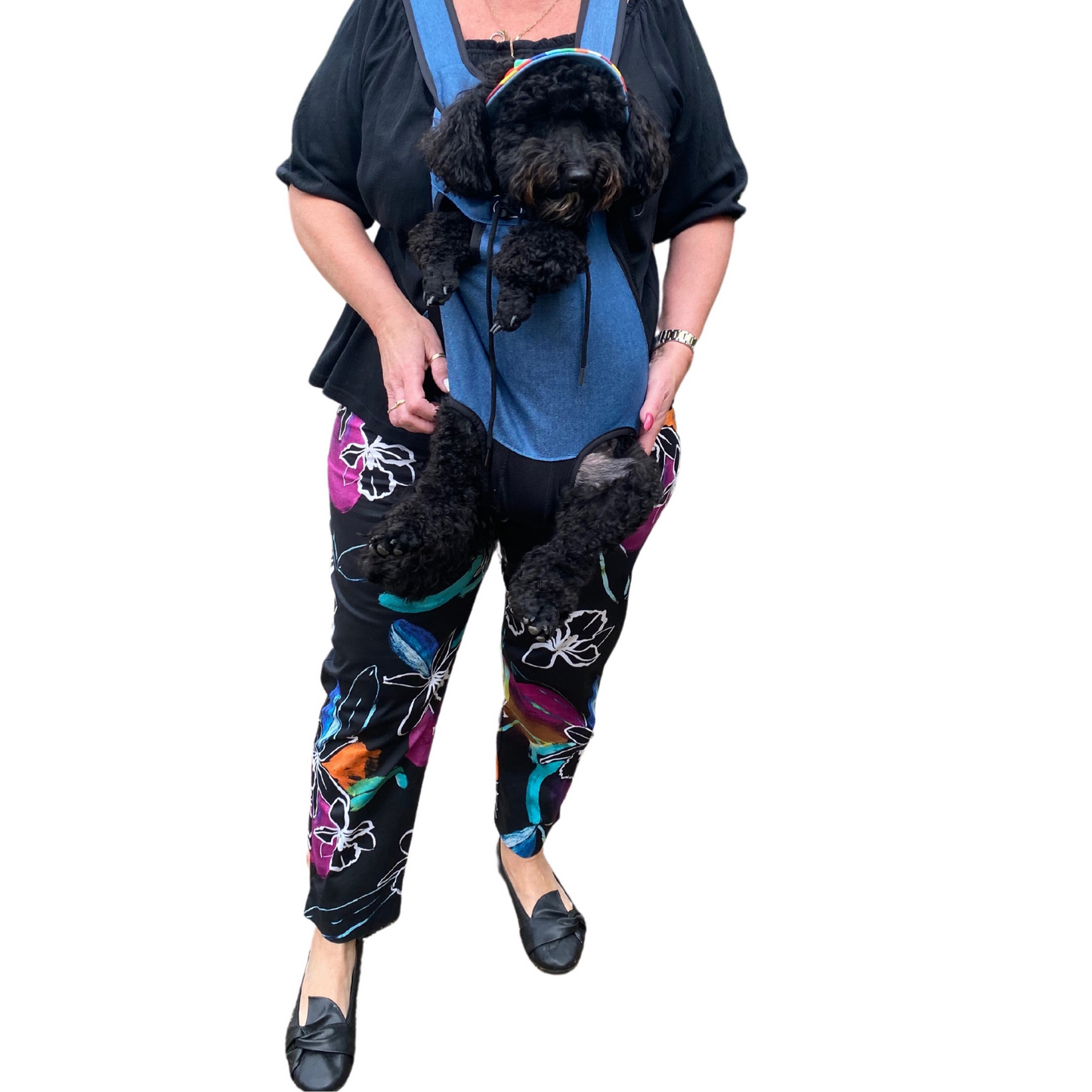 Premium Backpack Carrier | Dogs and Cats | Denim