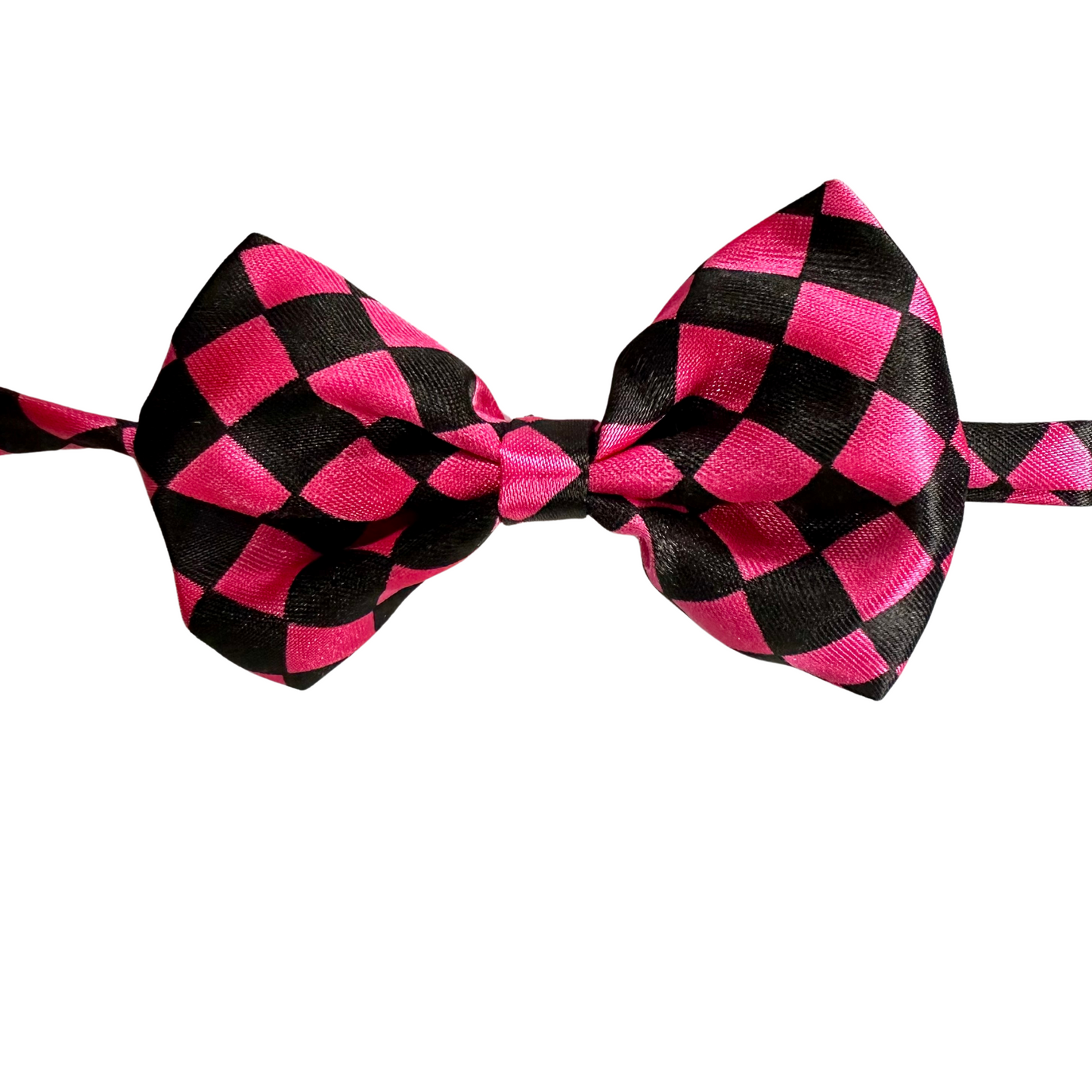 Silky Adjustable Bow Tie | Dogs and Cats | Black and White Stripe