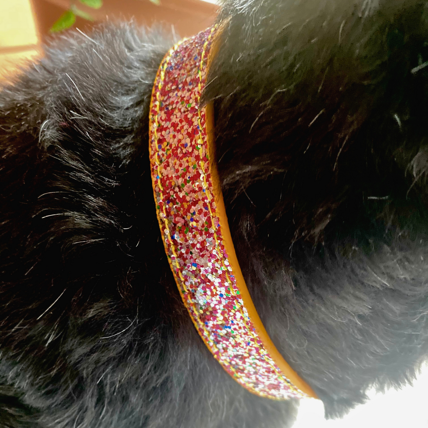 Sparkle Glitter Collar | Dogs & Cats | Faux Leather