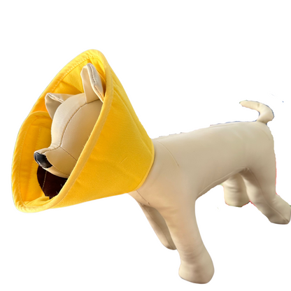 Plush Elizabethan Recovery Cone Collar | Cats and Toy Dogs | Doughnut