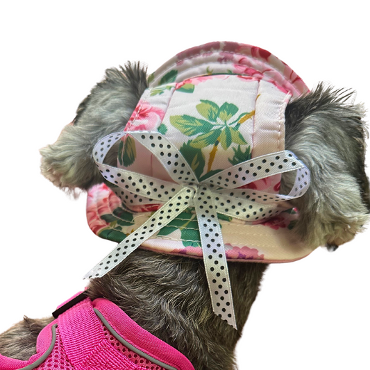 Bucket Hat | Dogs & Cats | Pink Flowers