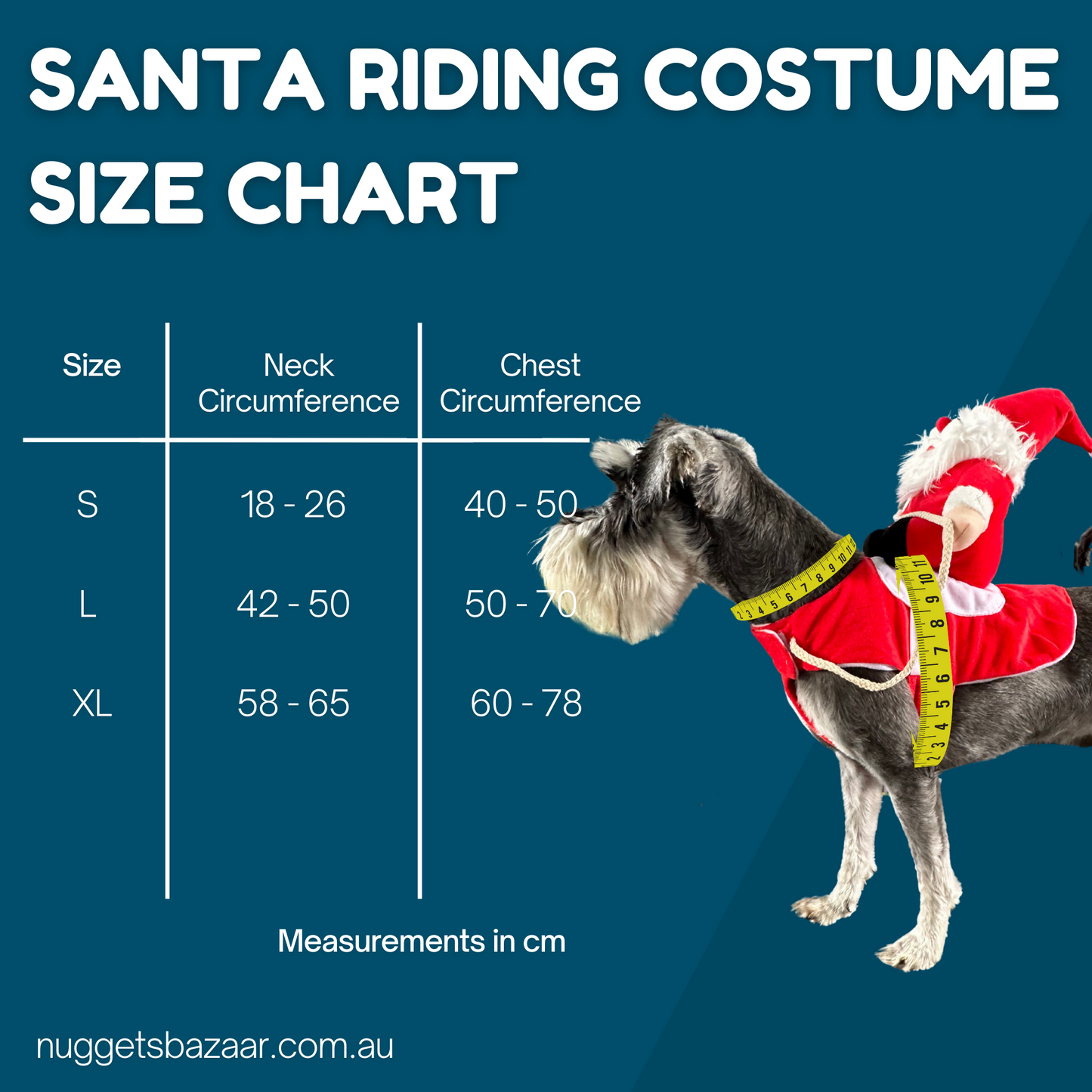 Santa Riding Pet Costume | Dogs & Cats