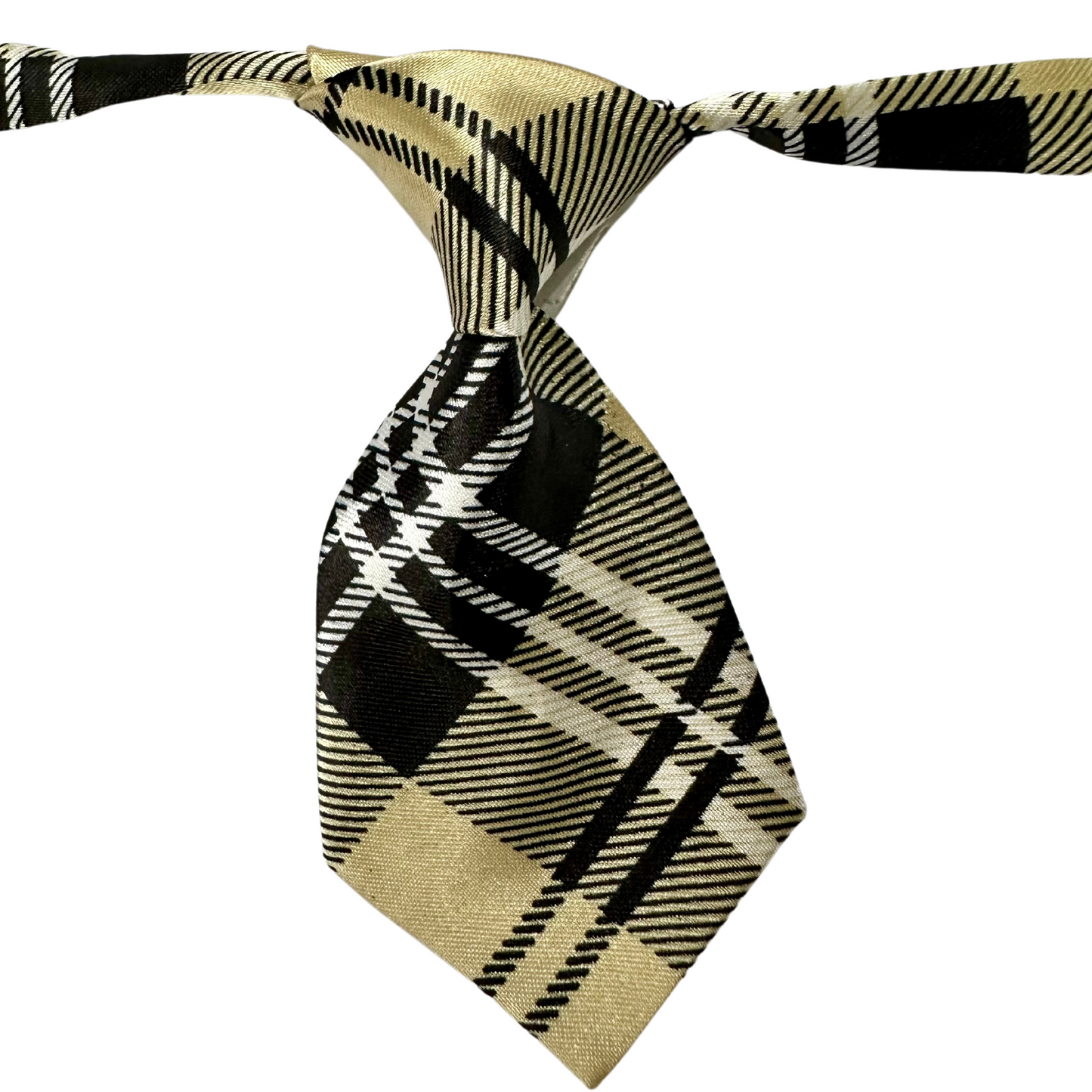 Silky Adjustable Business Tie  | Dogs and Cats | Rainbow Stripe