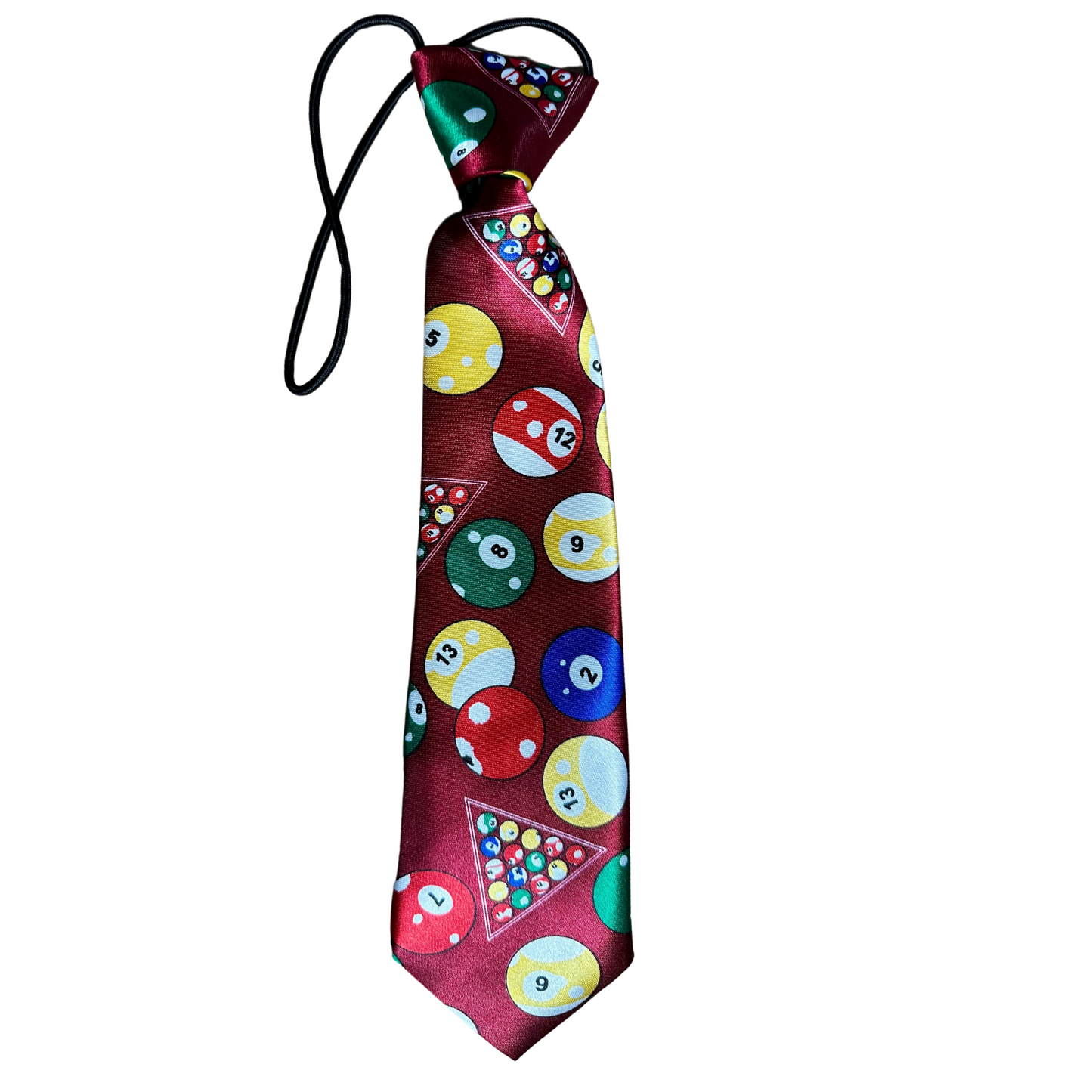 Silky Elastic Business Tie | Large Dogs | Christmas red Christmas Tree